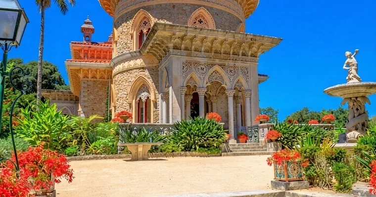 From Lisbon: Sintra, Regaleira, Monserrate and Pena Palace